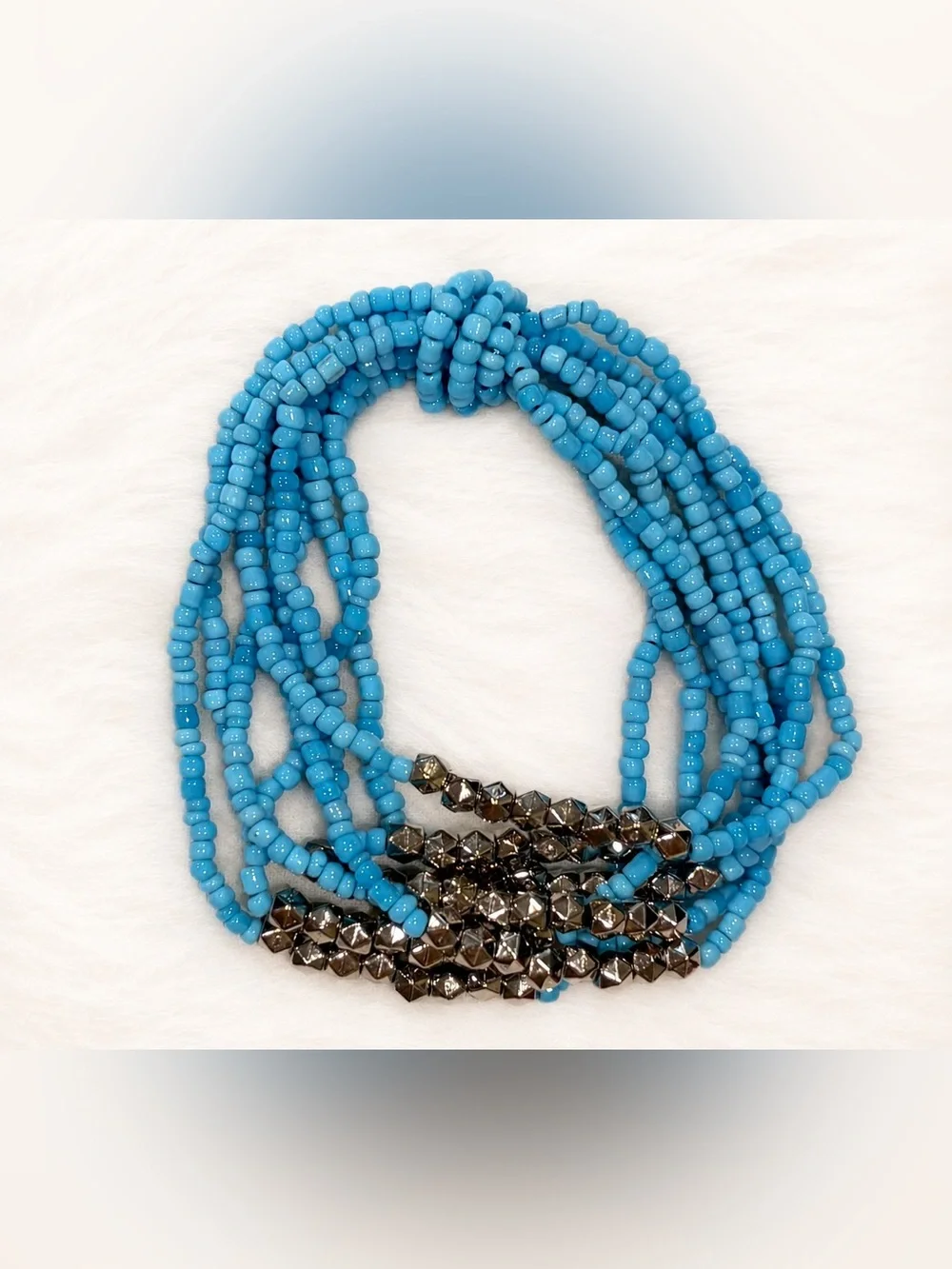 Turquoise Statement Necklace Set Boho Western Cowgirl NIB Anthropologie Style - Picture 5 of 5